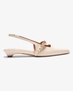 Glossy Slingback-Pumps