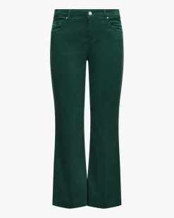 Guenda 7/8-Samthose aus Baumwoll-Mix