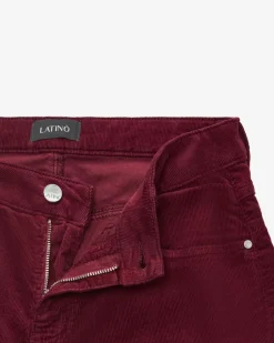 Guenda 7/8-Samthose aus Baumwoll-Mix