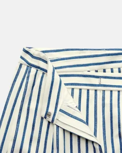 Hose aus Baumwoll-Leinen-Mix