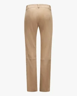Hose aus Veloursleder