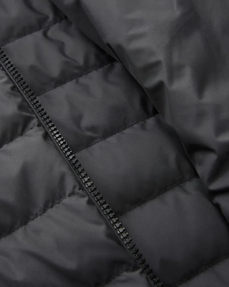 Hybrid-Daunen-Strickjacke