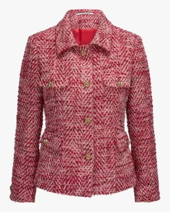 India Bouclé-Blazer