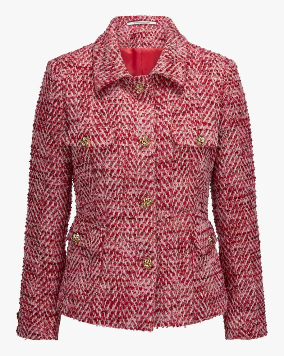 India Bouclé-Blazer