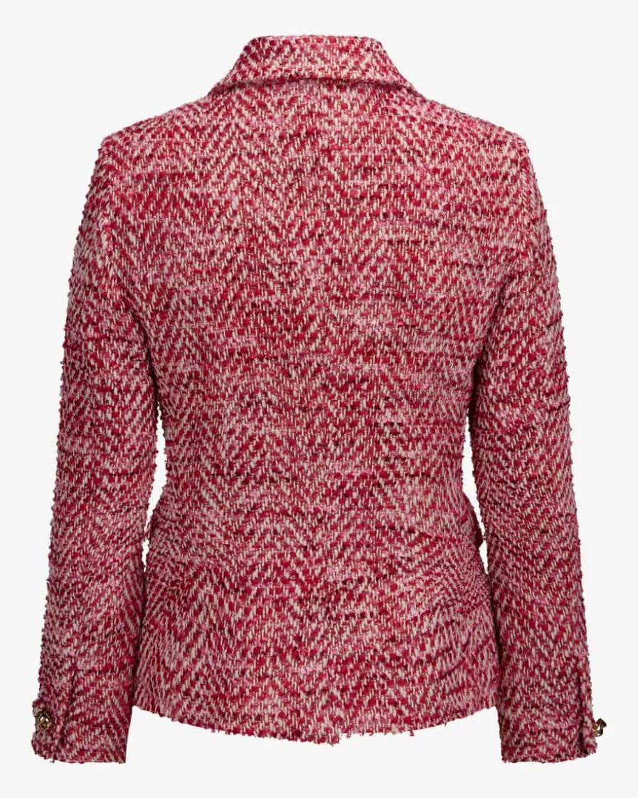 India Bouclé-Blazer