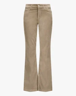 Iris Samthose aus Baumwoll-Mix