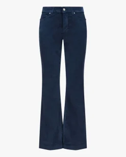 Iris Samthose aus Baumwoll-Mix