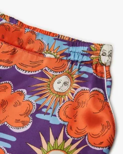 Jade Seiden-Pyjamashorts