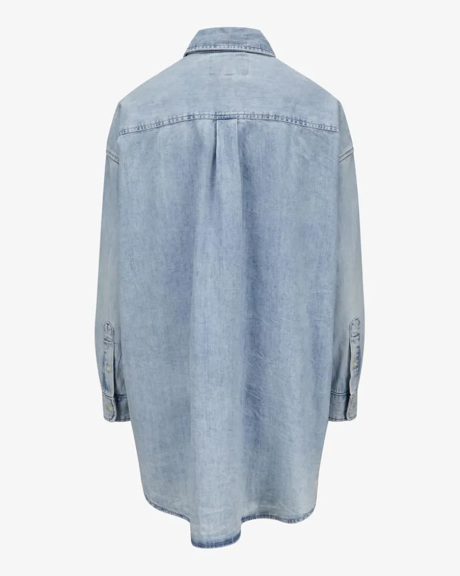 Jeansbluse Oversize Fit