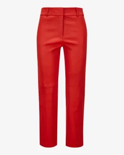 Jen 7/8-Lederhose aus Lammleder