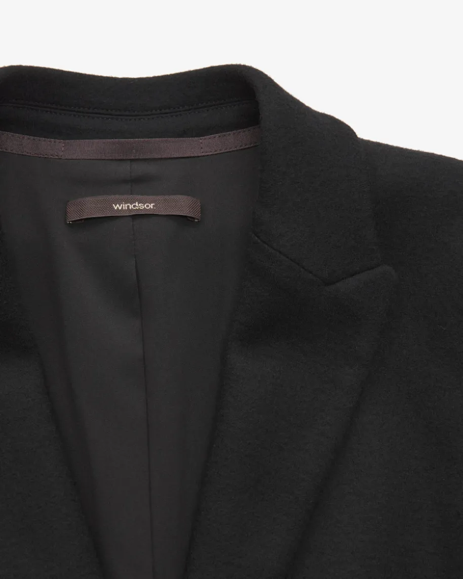 Jerseyblazer aus Wolle