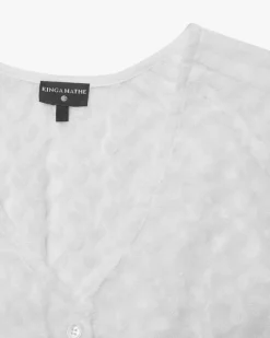 Kaira Dirndlbluse Semi-Transparent