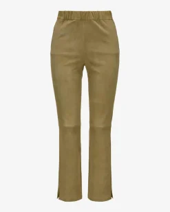 Kamilla Stretch Hose aus Lammleder