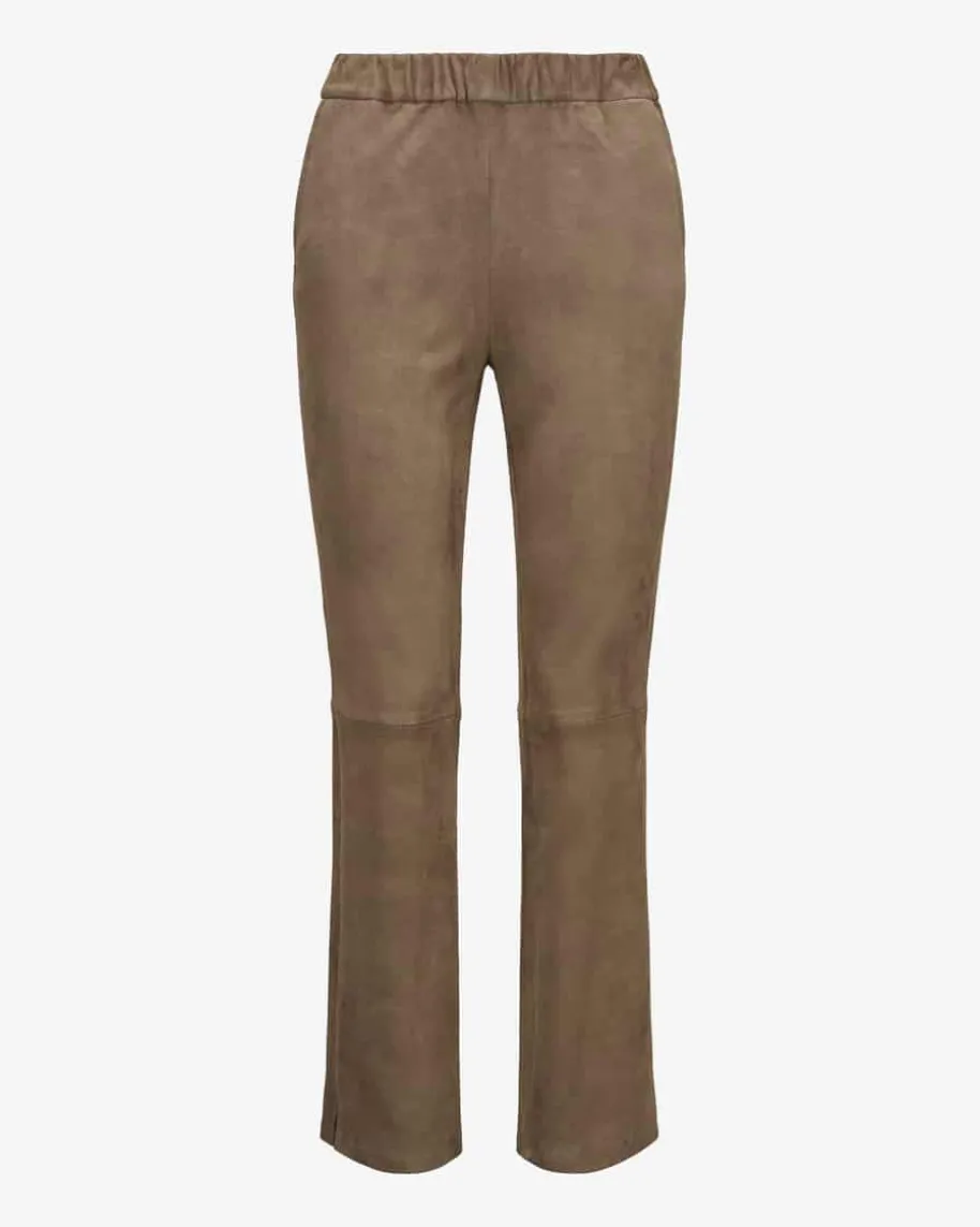 Kamilla Stretch Hose aus Lammleder