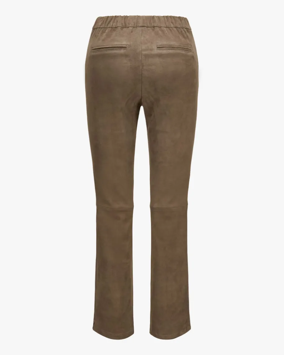 Kamilla Stretch Hose aus Lammleder