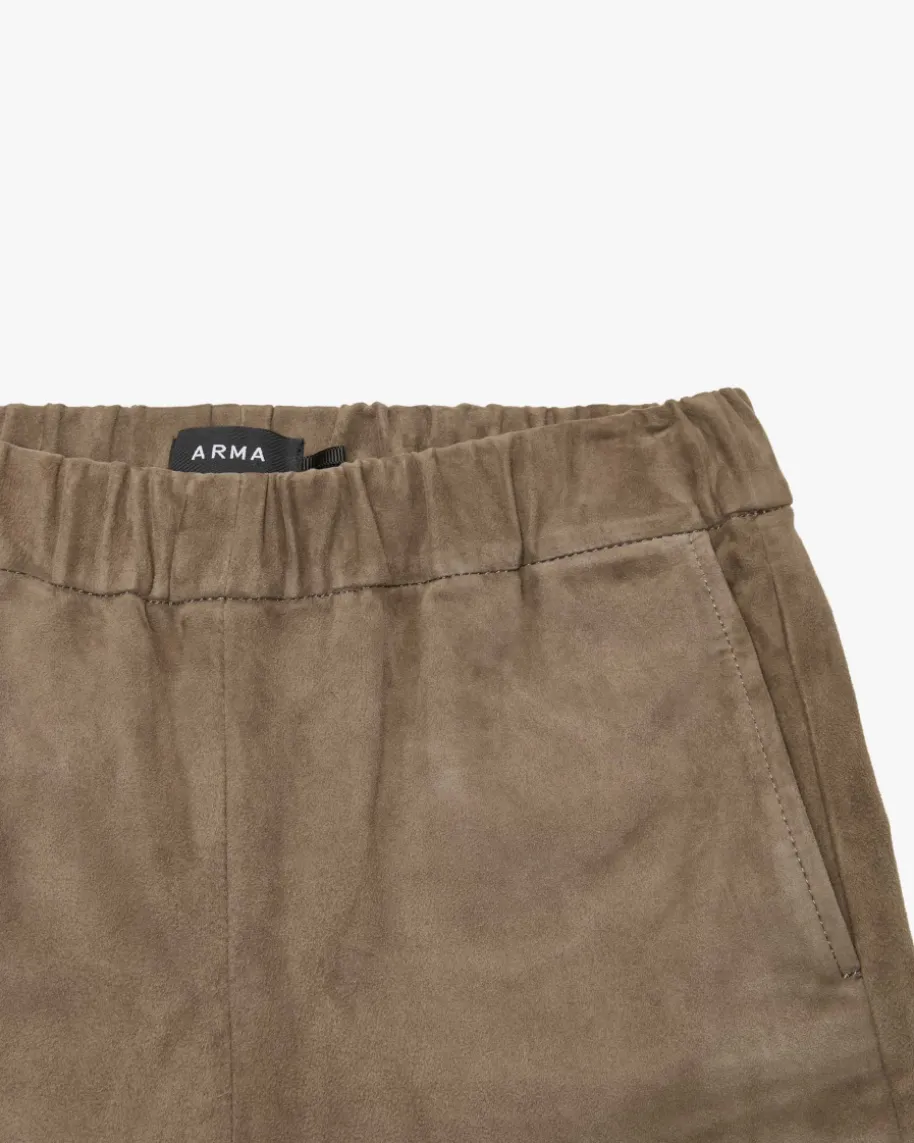 Kamilla Stretch Hose aus Lammleder