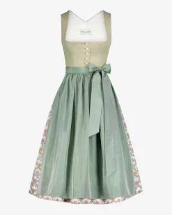 Kathi Midi-Dirndl mit Seidenschürze