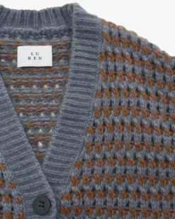 Lacey Cashmere-Seiden-Strickjacke