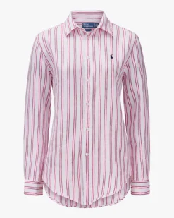 Leinen-Hemdbluse Classic Fit