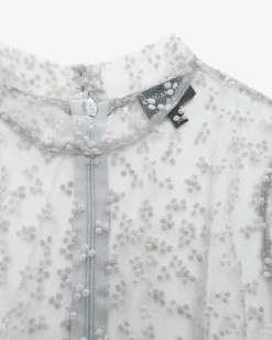 Leni Dirndlbluse Transparent