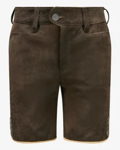 Linderhof Lederhose kurz aus Ziegenleder