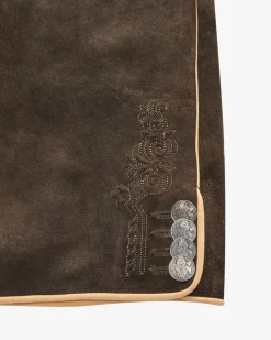 Linderhof Lederhose kurz aus Ziegenleder