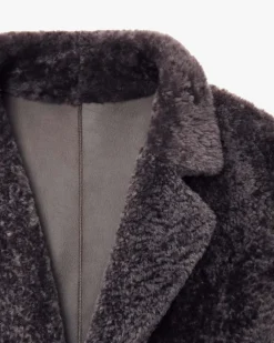 Luceram Wende-Lammfellmantel
