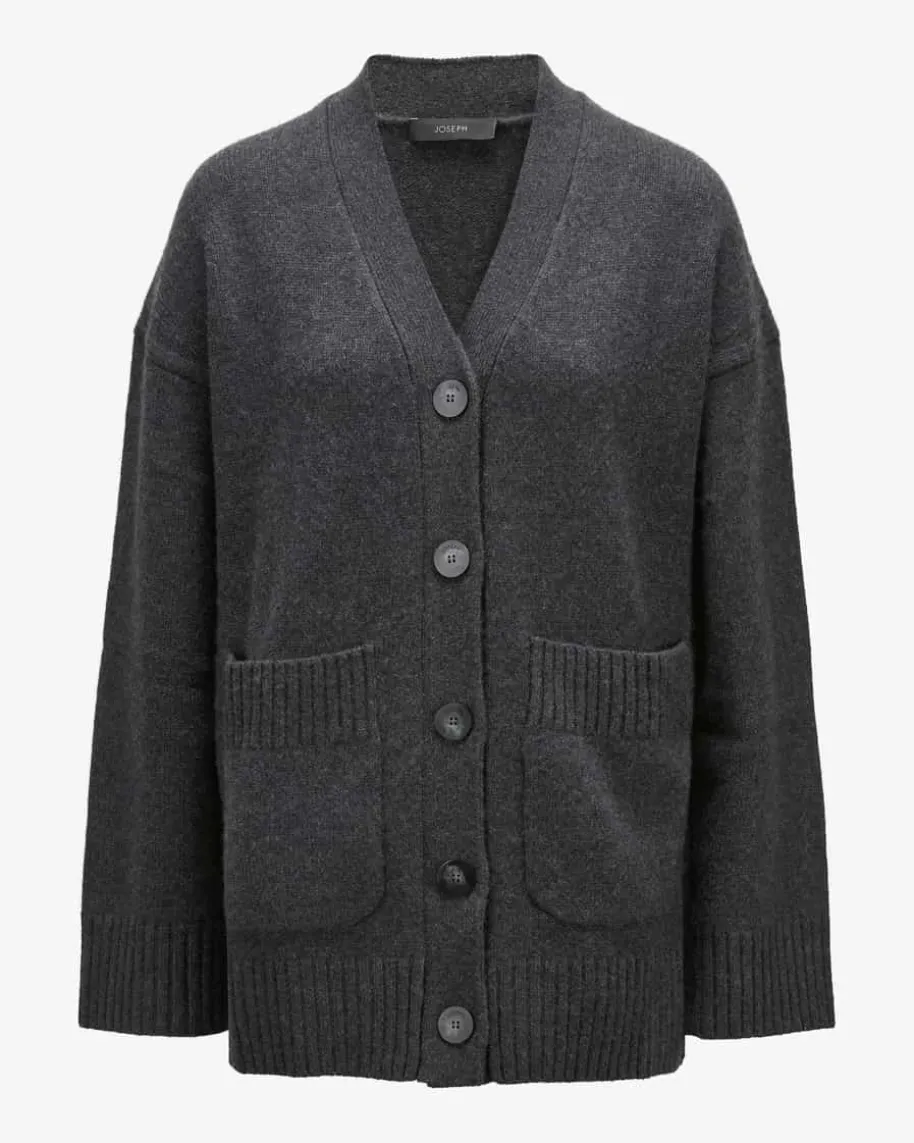 Luxe Cashmere-Strickjacke