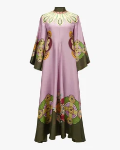 Magnifico Seiden-Kaftankleid