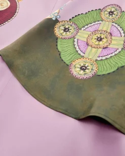 Magnifico Seiden-Kaftankleid