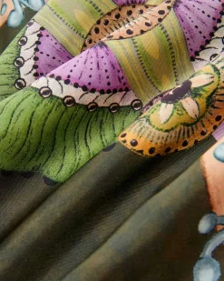 Magnifico Seiden-Kaftankleid