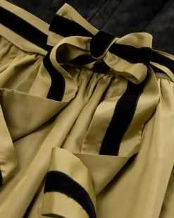 Maliano Leder-Midi-Dirndl mit Schürze