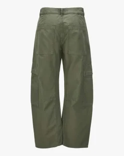 Marcelle 7/8-Cargohose Low Slung aus Baumwolle