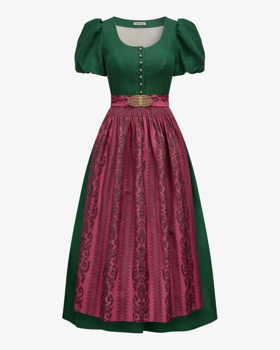 Margret Dirndl lang mit Schürze