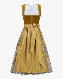 Marie Midi-Dirndl mit Seidenschürze