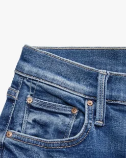 Mid Rise Rambler Zip Ankle Fray Jeans