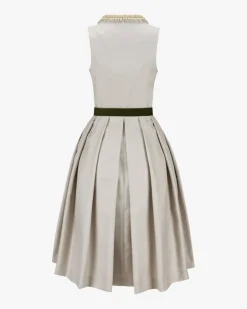 Midi-Dirndl mit Spitzenschürze