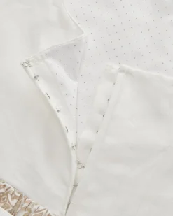 Midi-Leinendirndl mit Leinenschürze