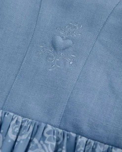 Midi-Wiesndirndl mit Schürze