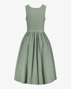 Midi-Wiesndirndl mit Schürze