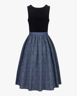 Midi-Wiesndirndl mit Schürze
