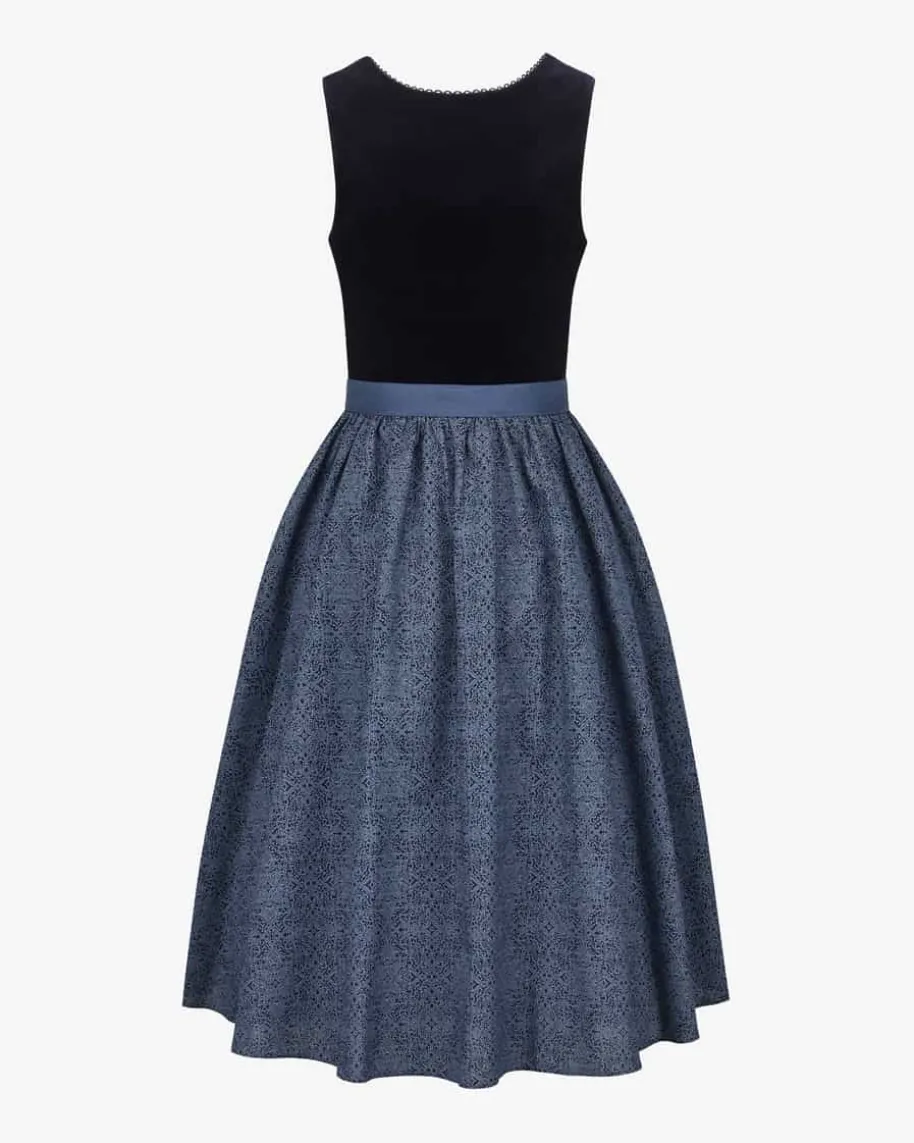 Midi-Wiesndirndl mit Schürze