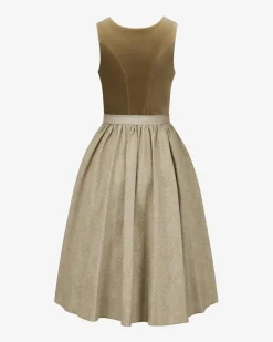 Midi-Wiesndirndl mit Schürze