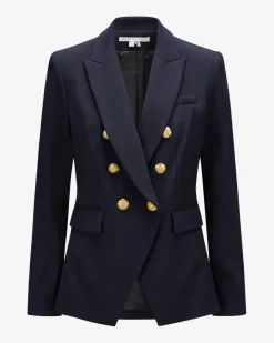 Miller Dickey Doppelreiher-Blazer aus Baumwoll-Mix