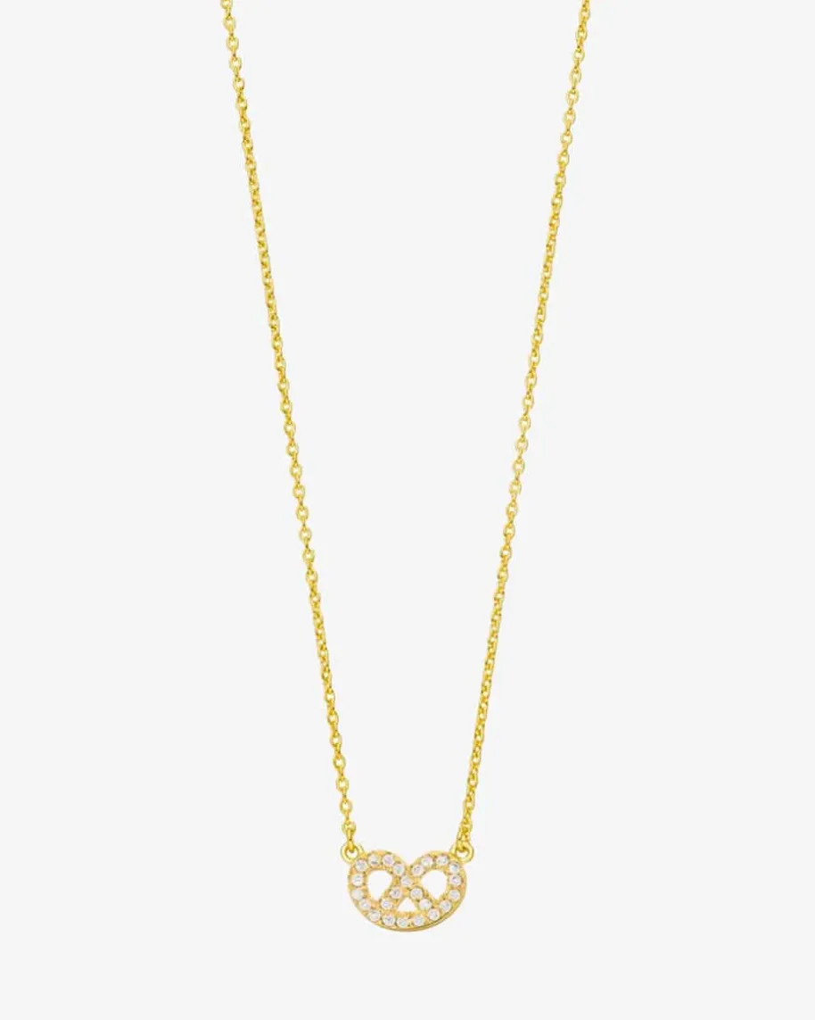 Minibrezn Zirkonia Halskette