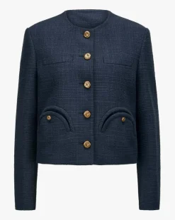 Missy Shamo Bolero Blazer aus Baumwoll-Mix