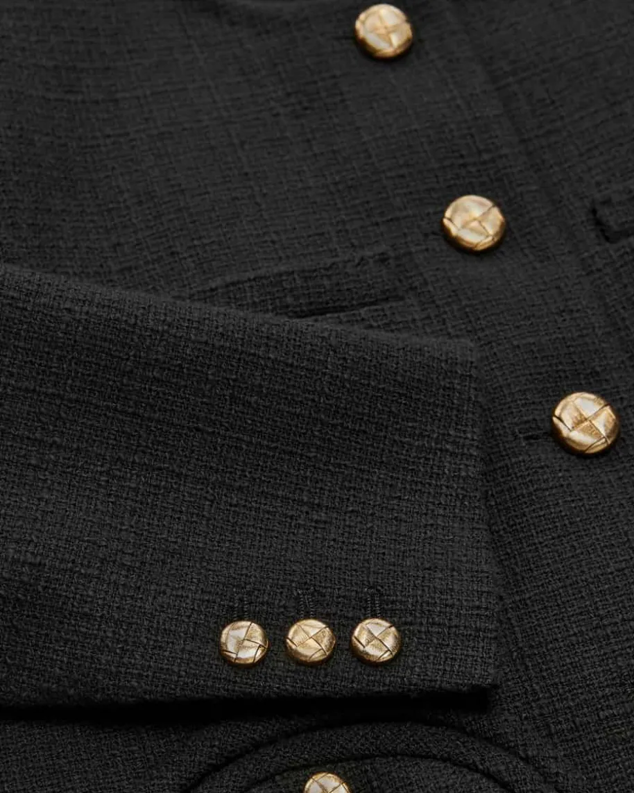 Missy Shamo Bolero Blazer aus Baumwoll-Mix