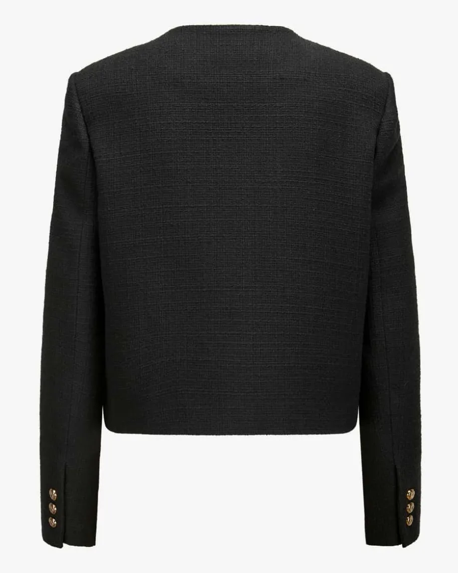 Missy Shamo Bolero Blazer aus Baumwoll-Mix