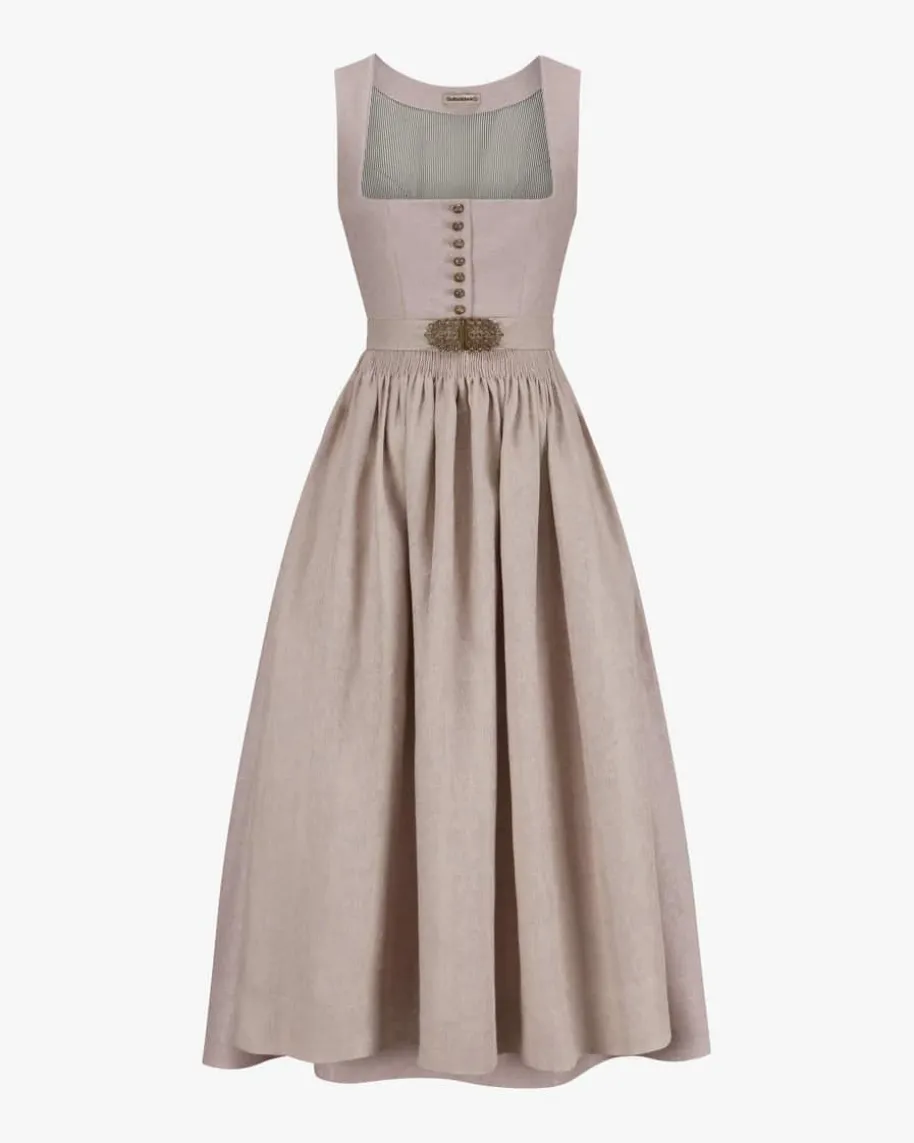 Monika Leinen-Dirndl lang mit Schürze