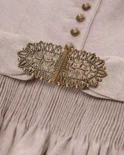 Monika Leinen-Dirndl lang mit Schürze